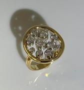 14kt. Diamond Bubble Ring