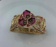 14k Yellow Gold Tourmaline Bracelet