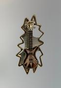 14k Tri-Color Electric Guitar Pendant