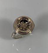 14k Yellow and White Gold Reflective Ring