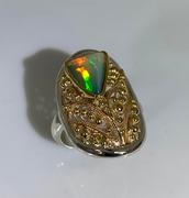 Opal Filagree Ring 