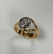 14kt. Yellow & White Gold Diamond Ring
